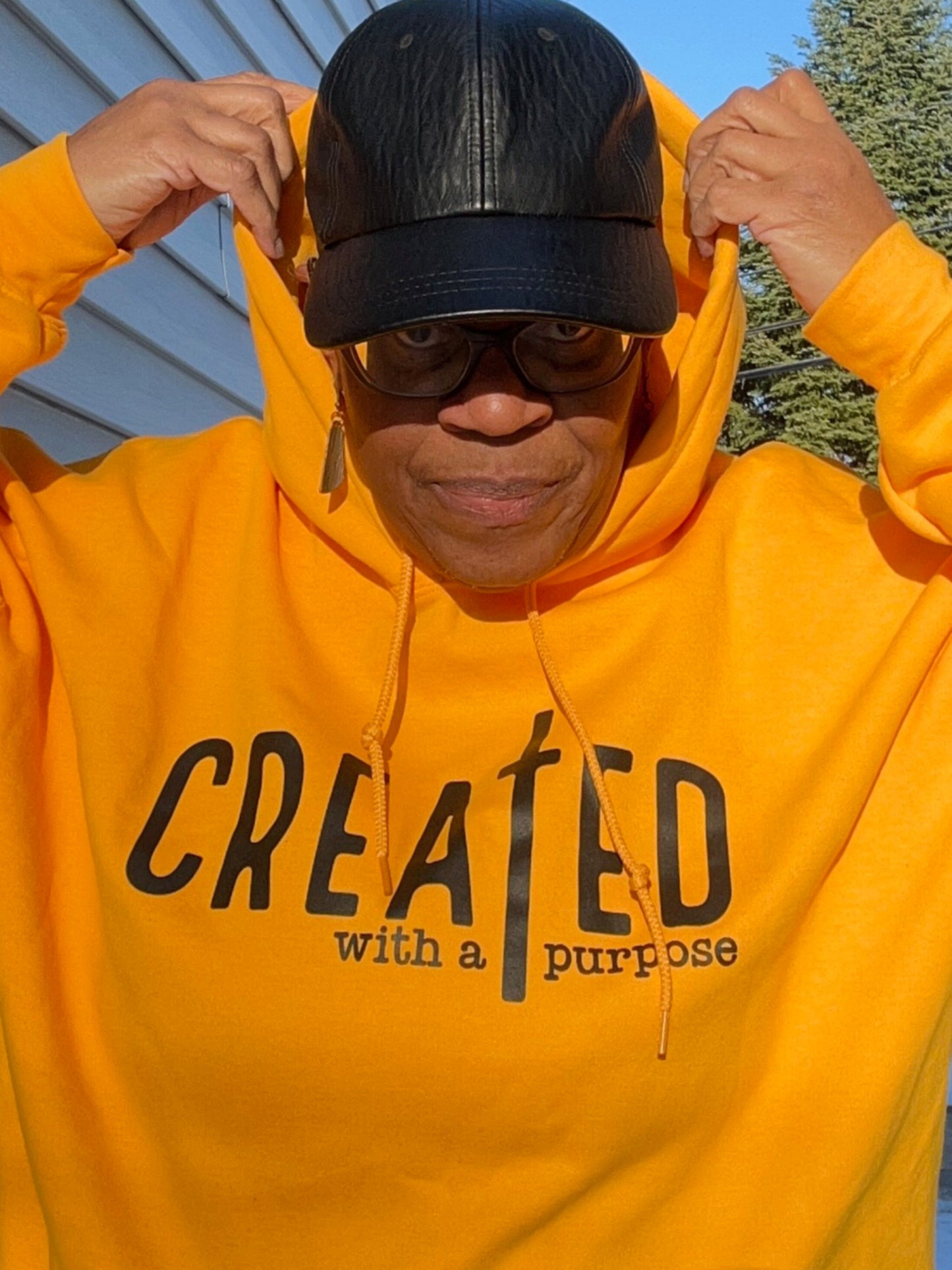 Created With A Purpose  Bright Colors Hoodie