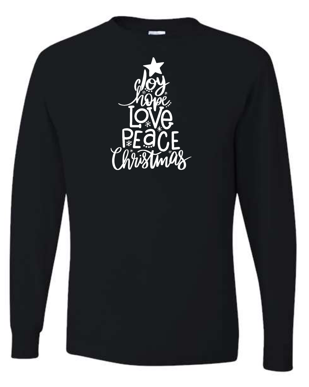 Joy Hope Peace Love Christmas  Long Sleeve T-shirt