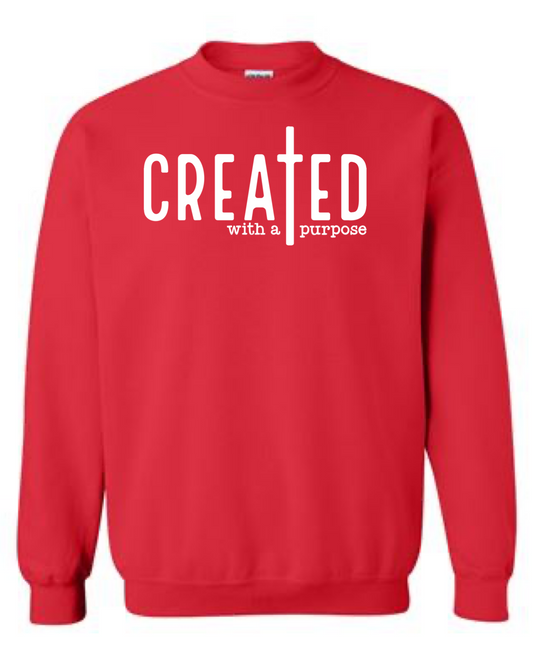 Men’s Created With A Purpose Crewneck Sweatshirt