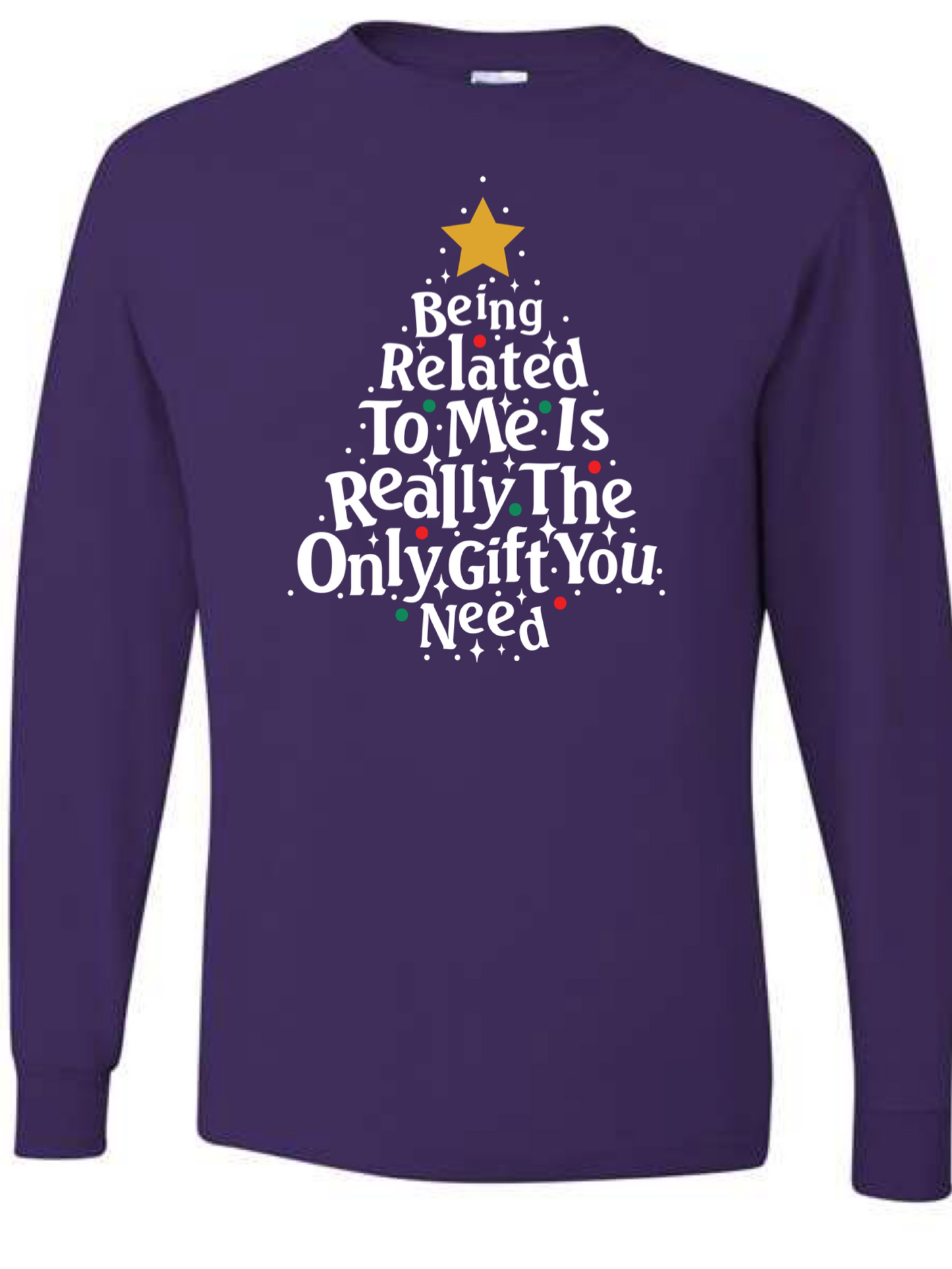 Men's Related To Me Long Sleeve T-shirt