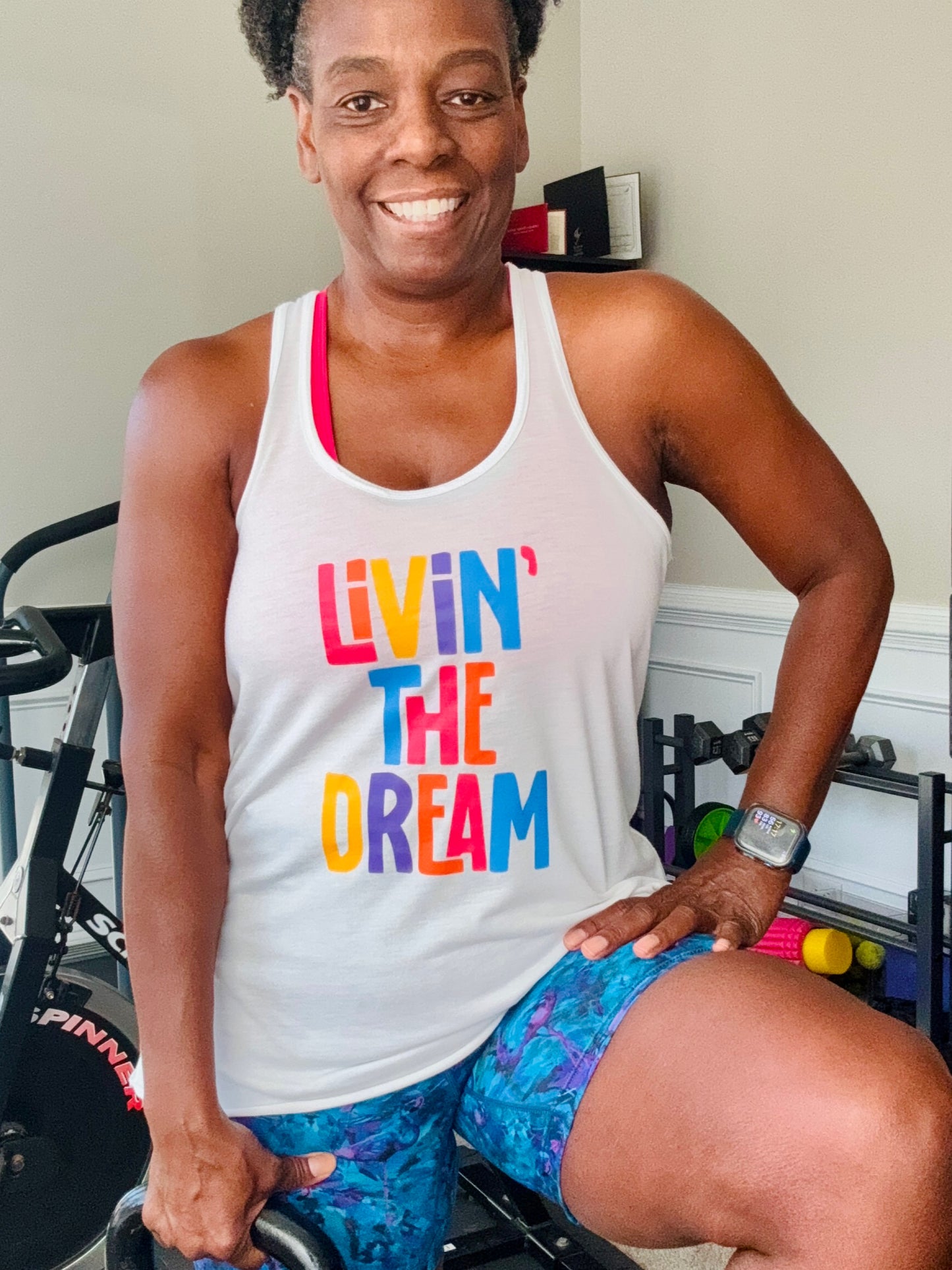 Livin" The Dream Racerback Tank