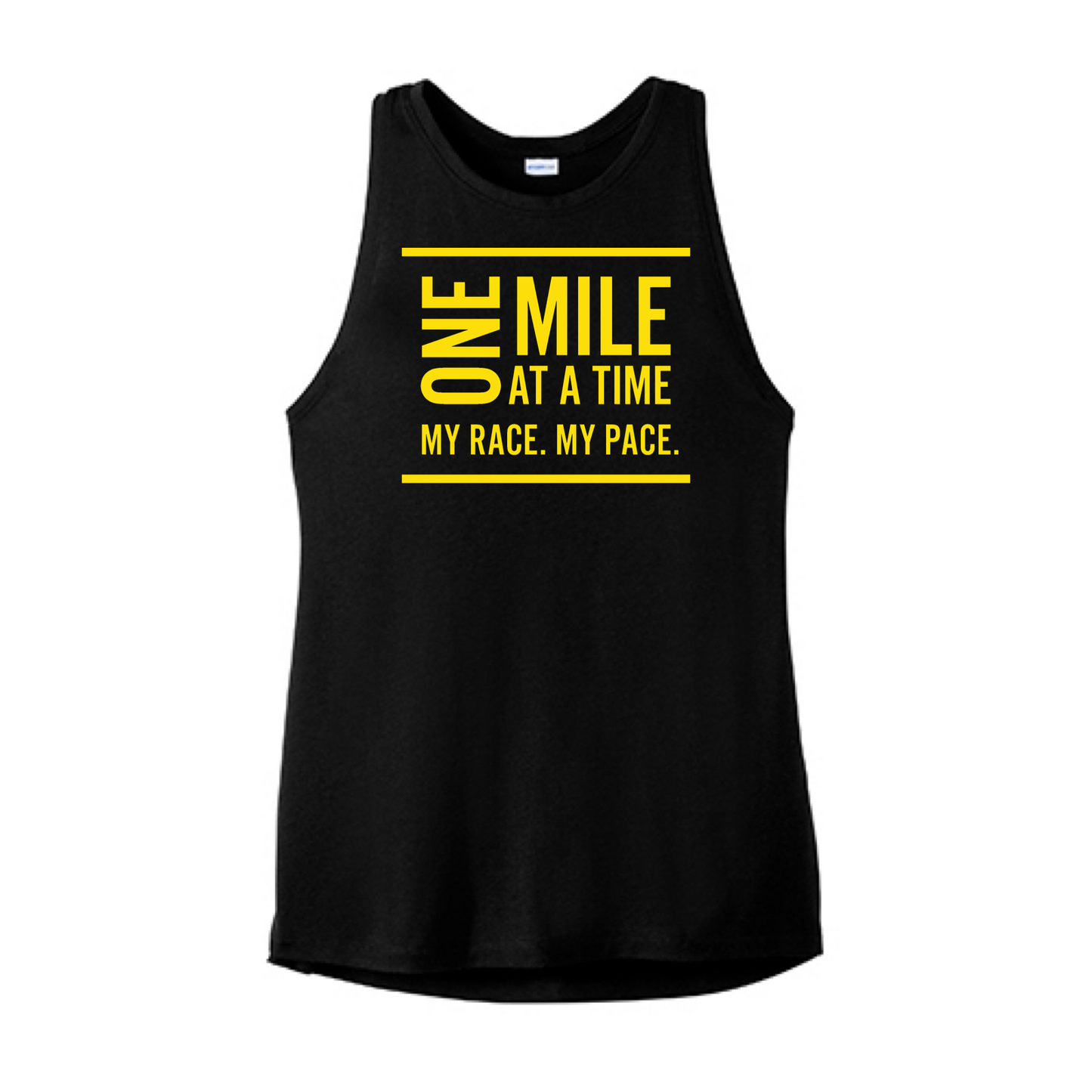 Your Race Your Pace Racerback Tank Top