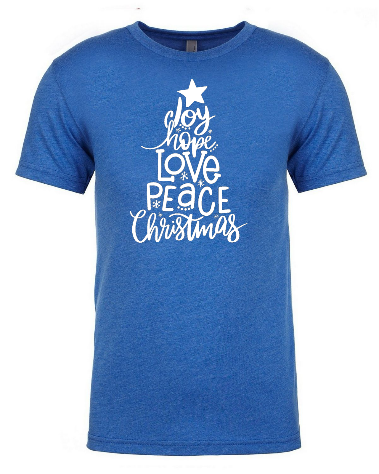 Joy Hope Peace Love Christmas Unisex T-Shirt