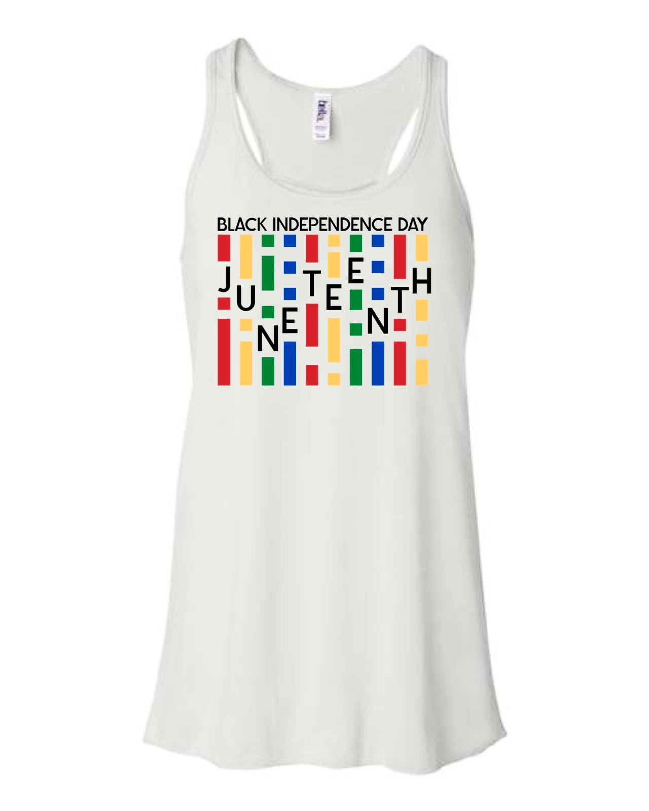 Black Independence Day Racerback Tank Top