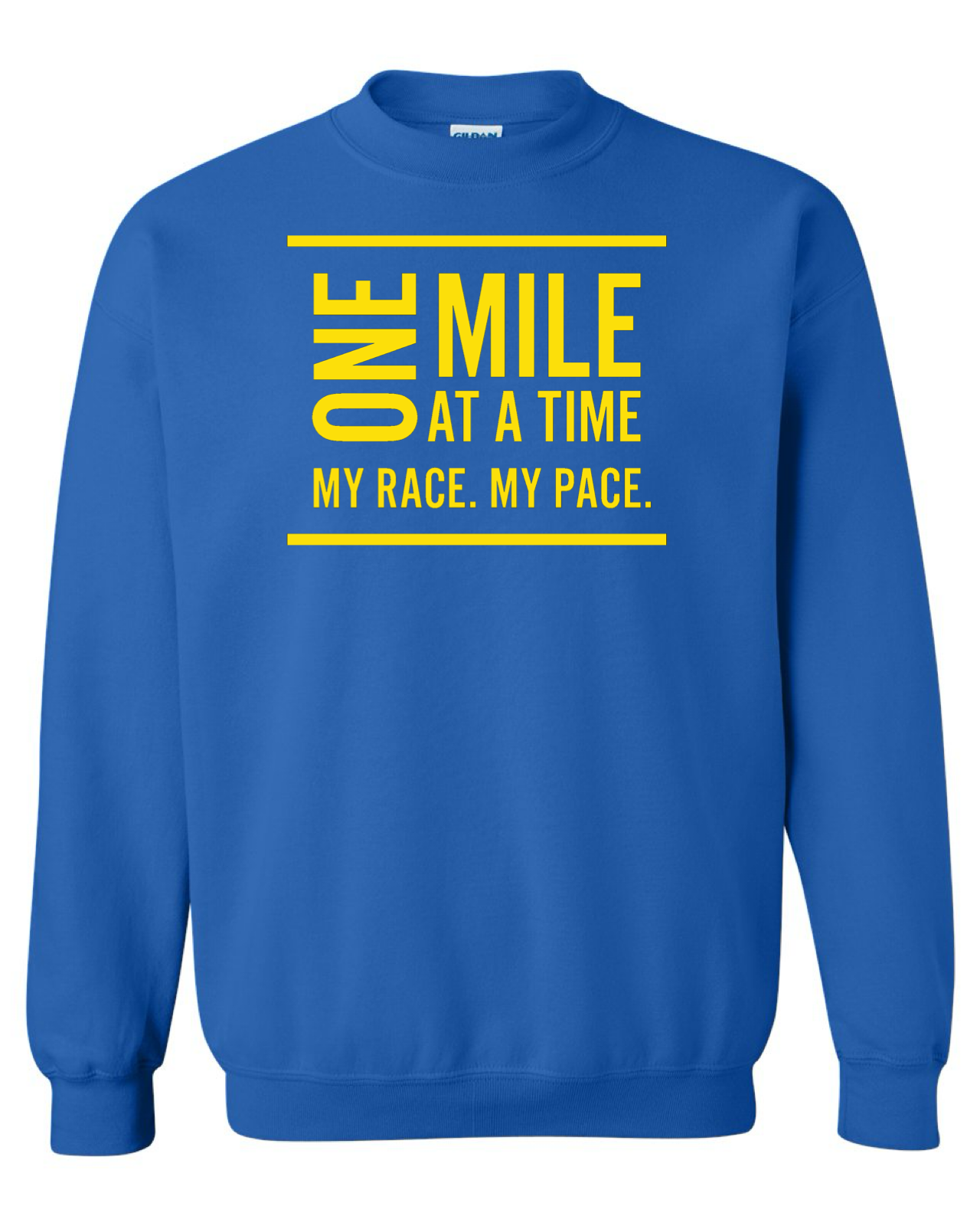 Men's Your Race Your Pace  Crewneck Sweatshirt