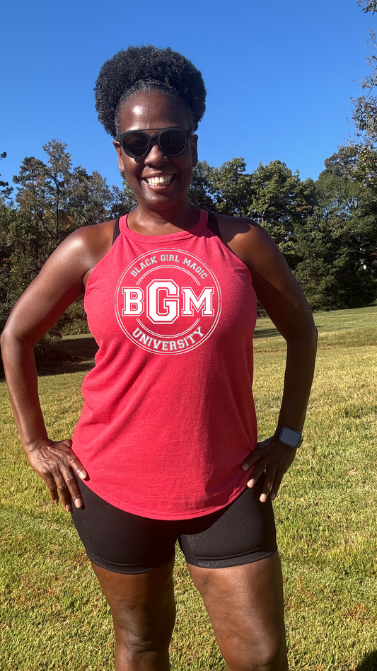 Black Girl Magic University Rocker Tank