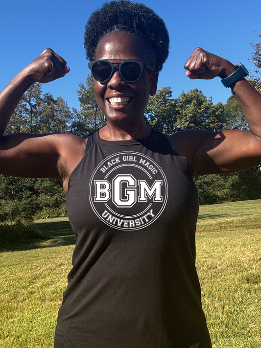 Black Girl Magic University Rocker Tank