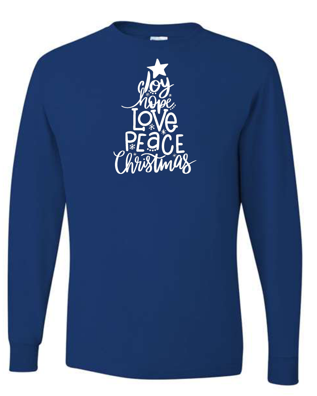 Joy Hope Peace Love Christmas  Long Sleeve T-shirt