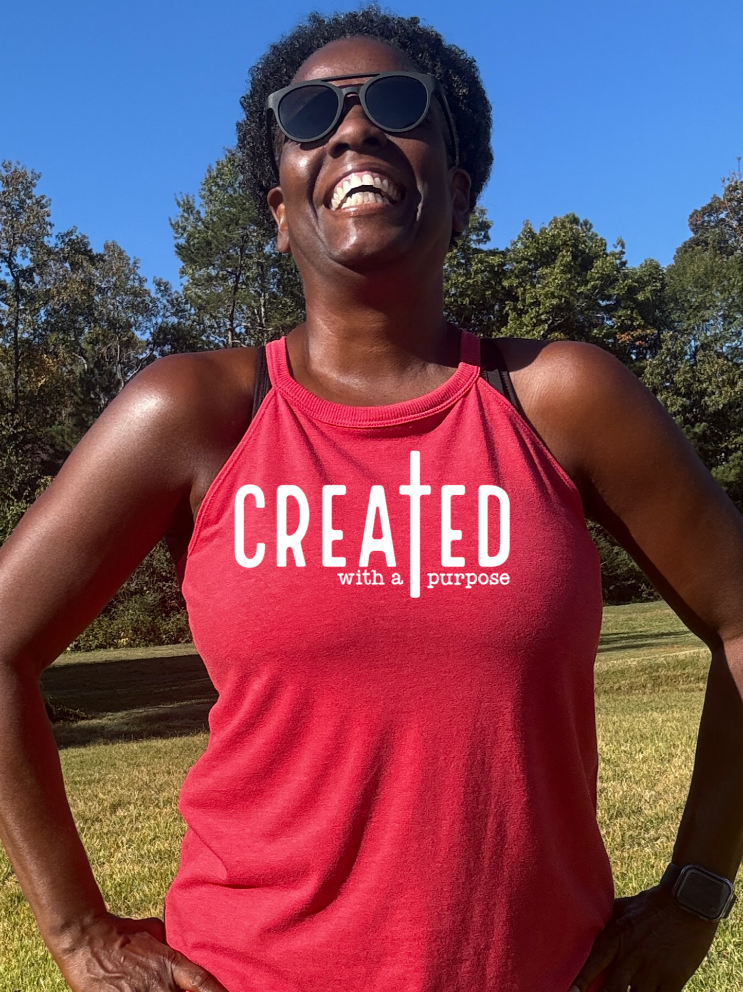 Created With A Purpose Rocker Tank