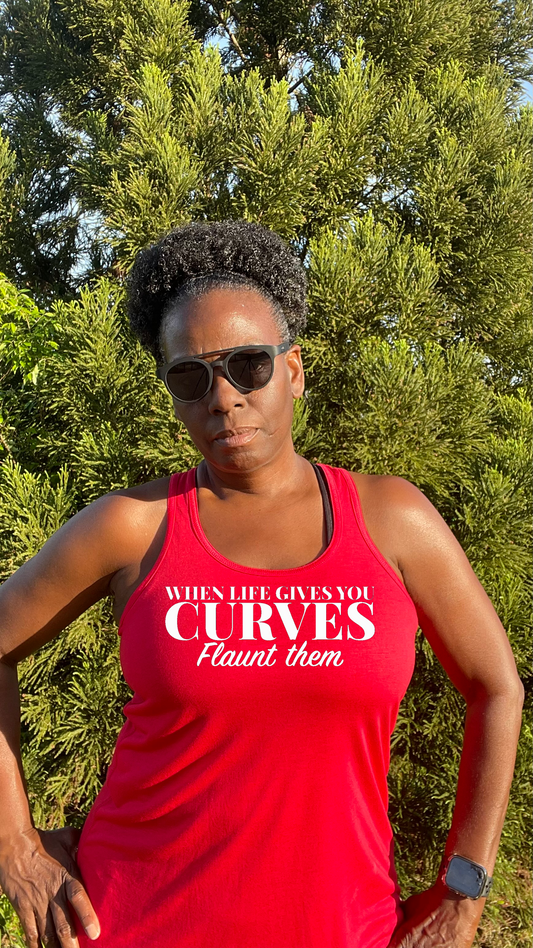 Flaunt Your Curves Racerback Tank