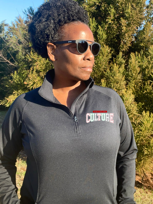 Run For The Culture  Varsity 1/4 Zip Performance Pullover