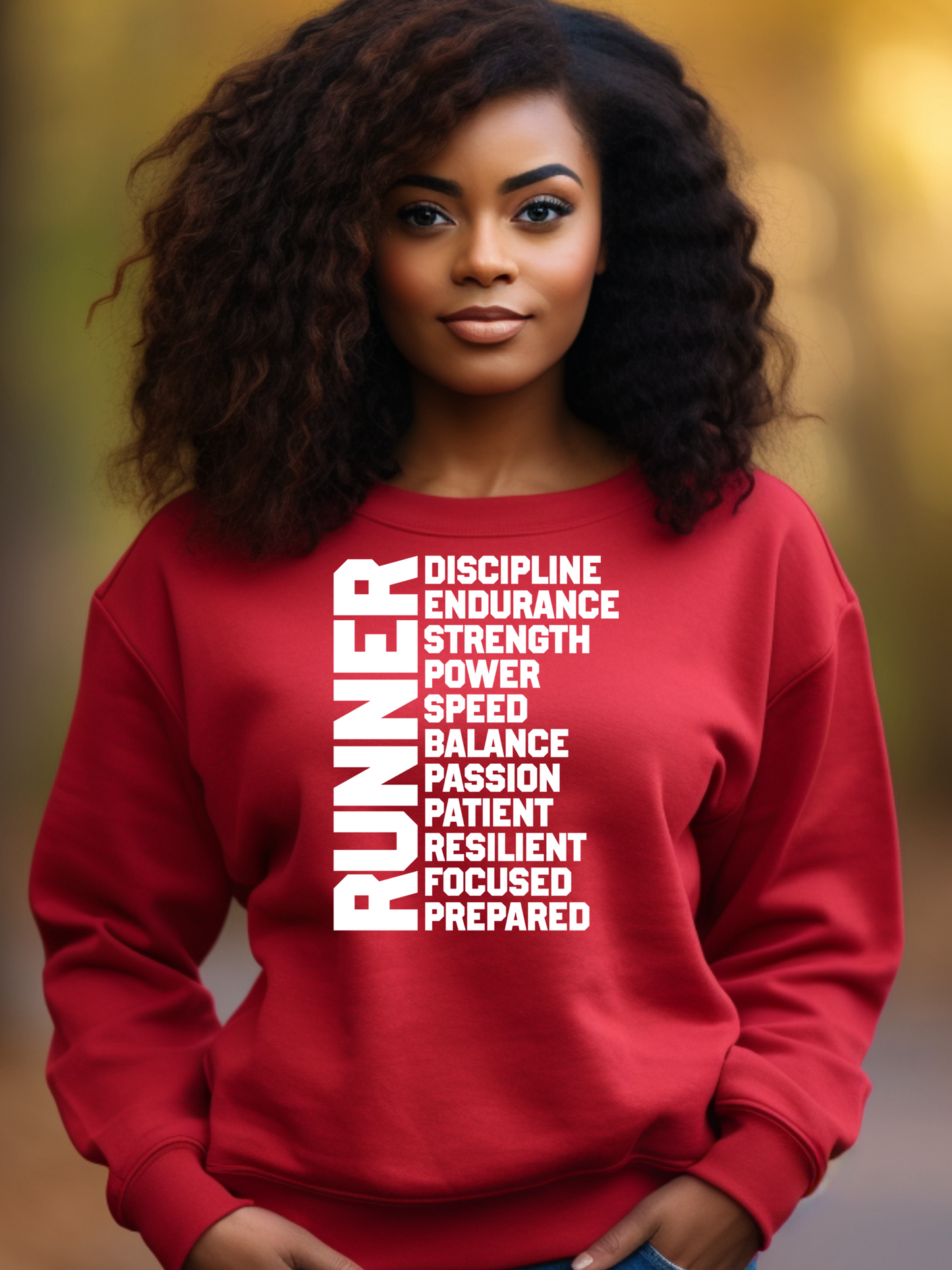 I Am Runner Crewneck Sweatshirt