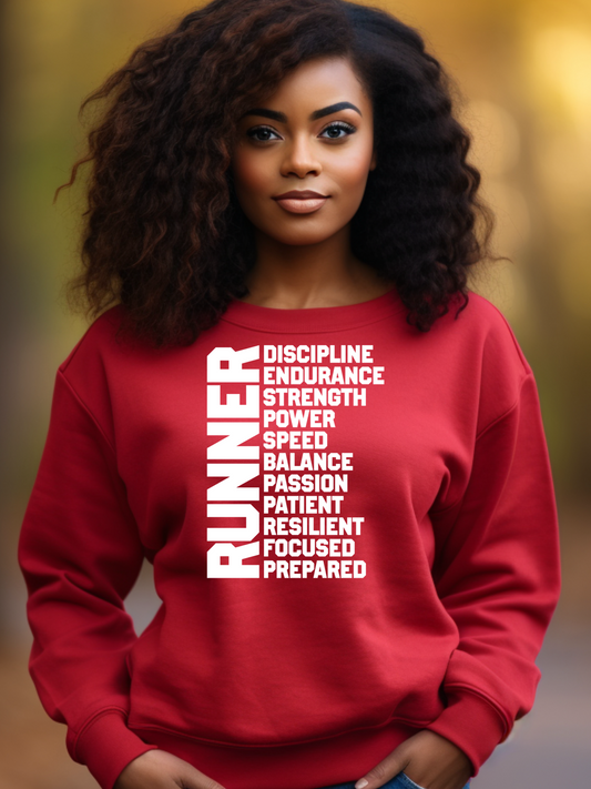 I Am Runner Crewneck Sweatshirt