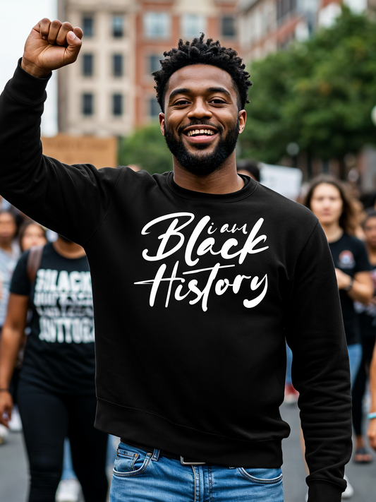 Men's I Am Black History Crewneck Sweatshirt - 2025 Edition