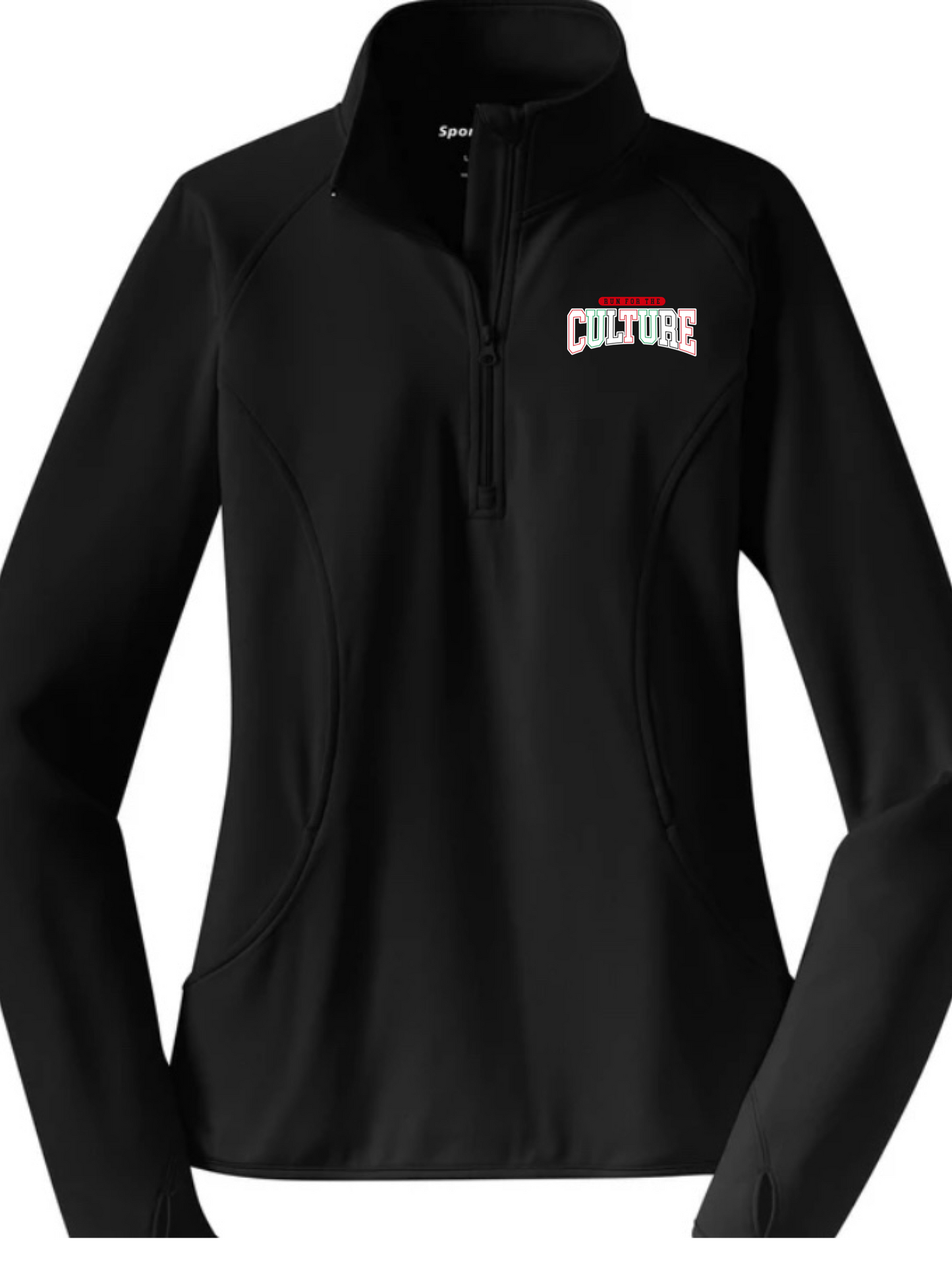 Men’s Run For The Culture  Varsity 1/4 Zip Performance Pullover