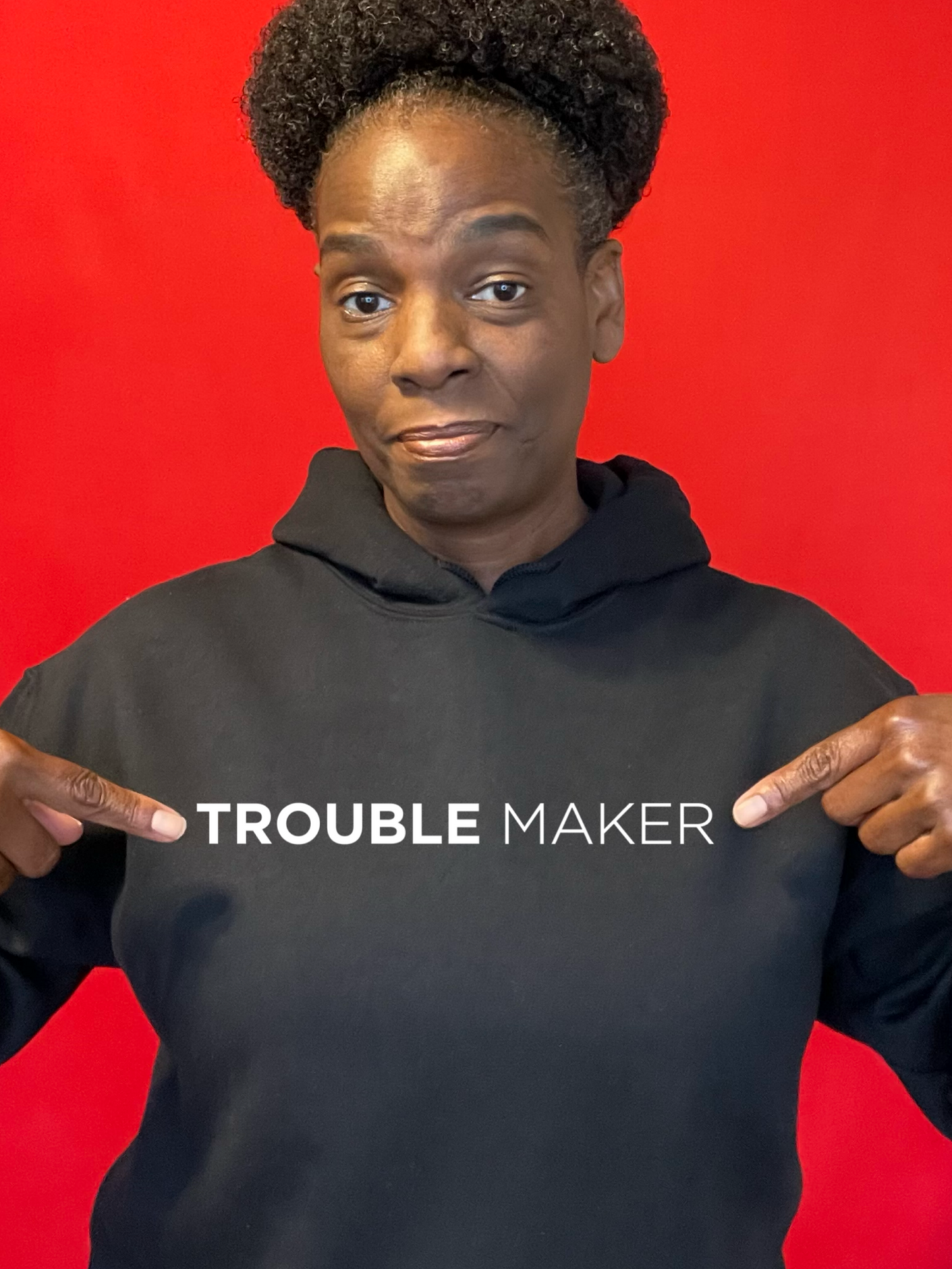 Trouble Maker Bright Colors Hoodie