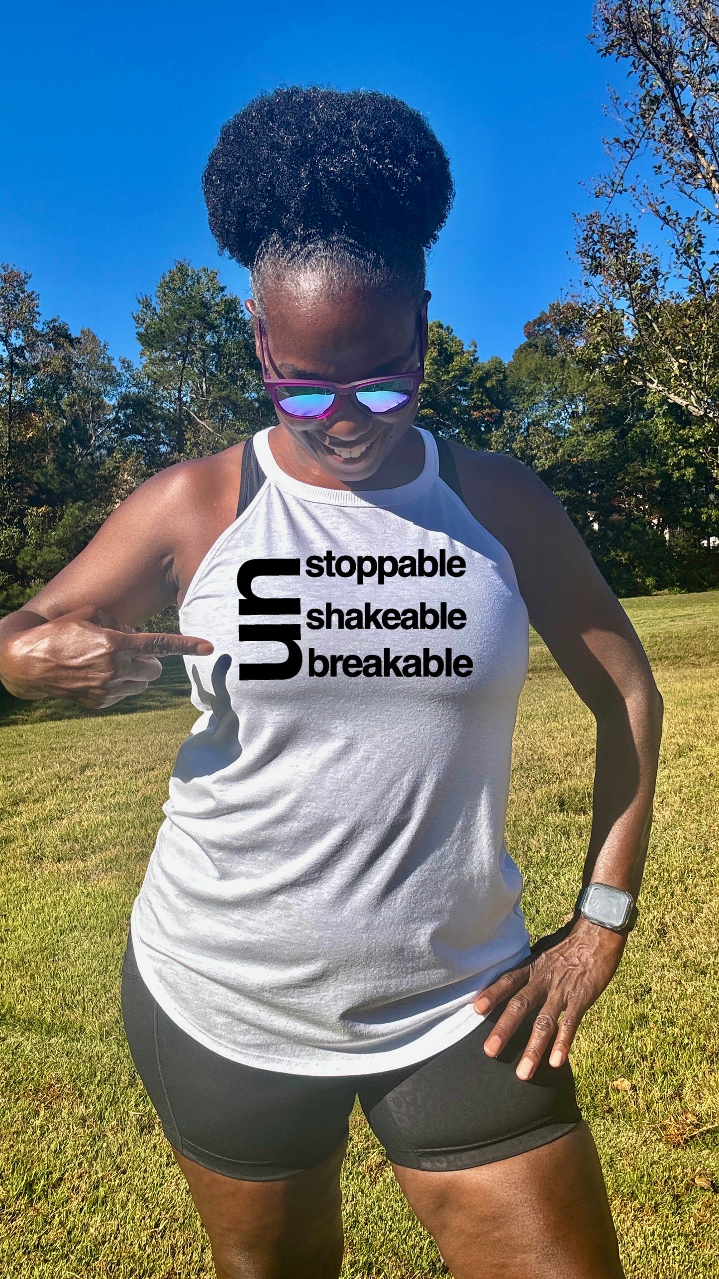 Unstoppable Unshakeable Unbreakable Rocker Tank