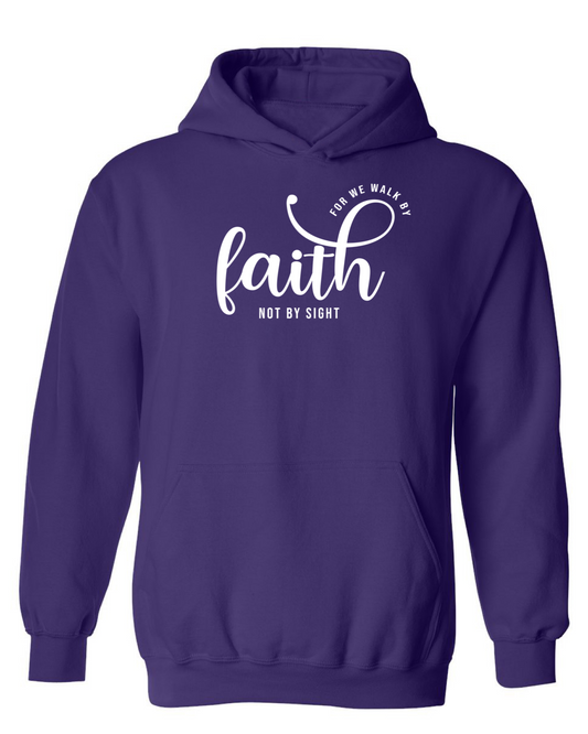 Walk By Faith Bright Colors Hoodie