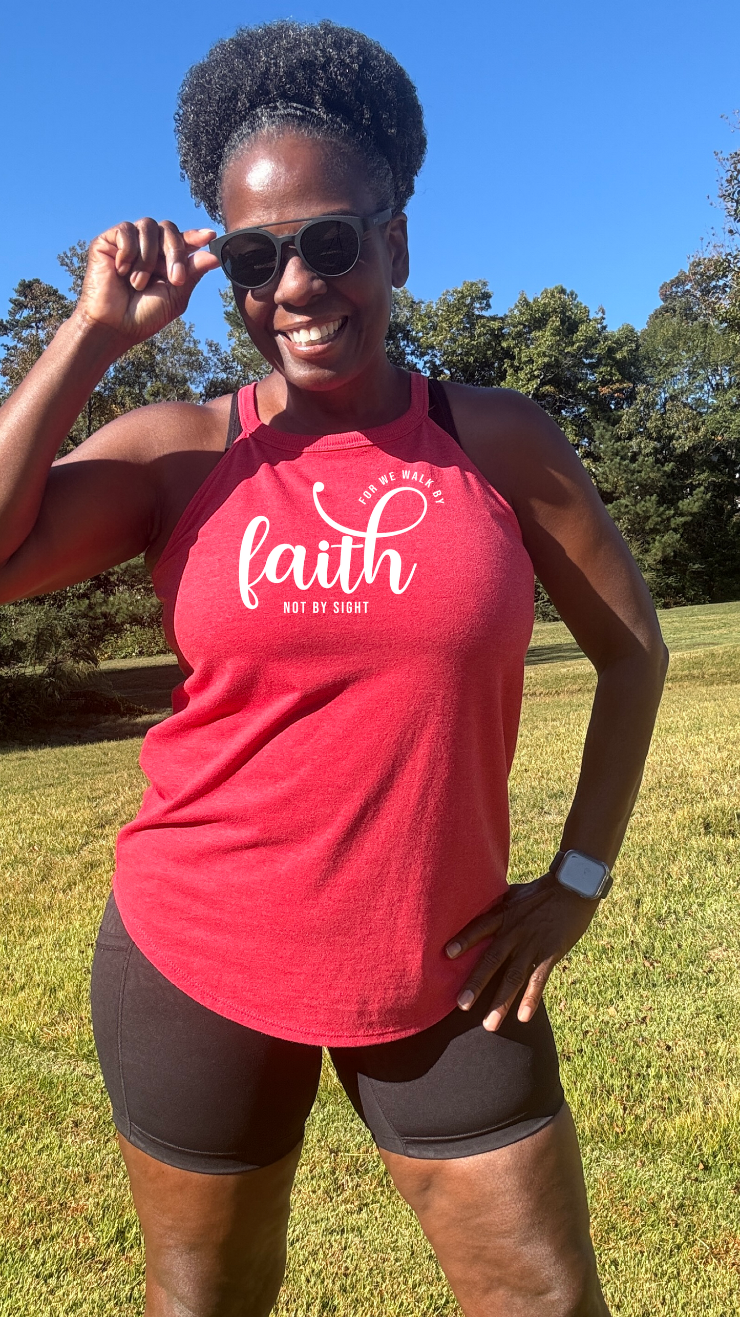 Walk by Faith Rocker Tank