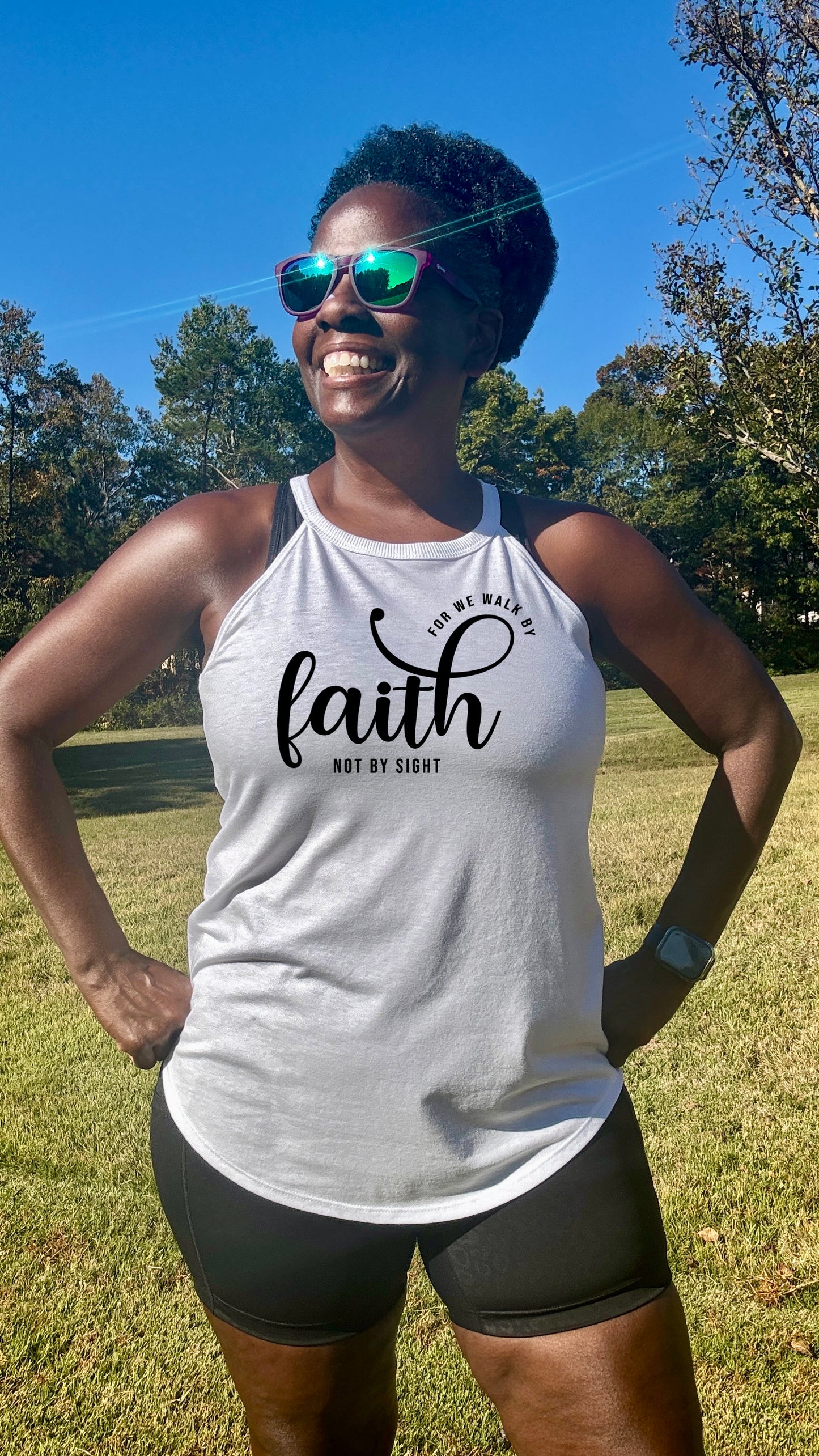 Walk by Faith Rocker Tank