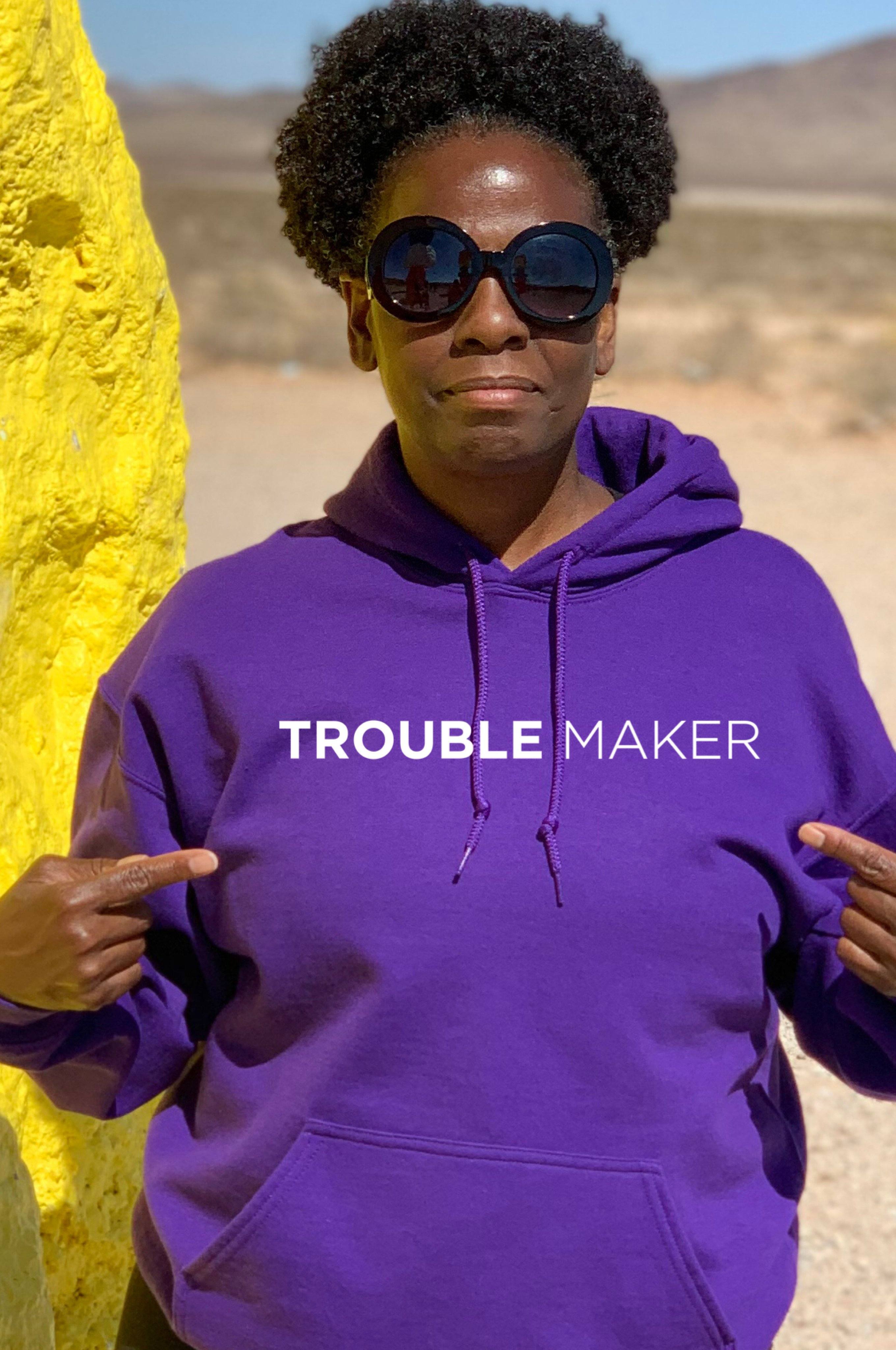 Trouble Maker Bright Colors Hoodie