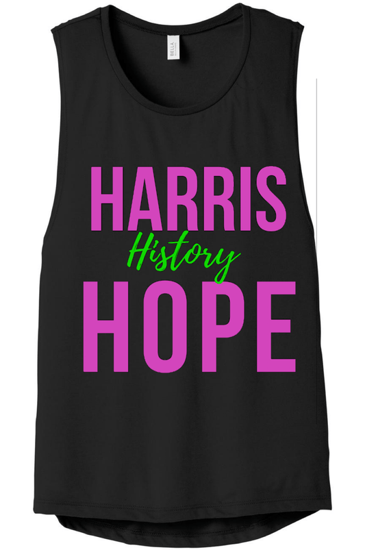 Harris History Hope Muscle Tank Muscle Tank Bella Canva 
